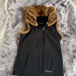 Marmot Furlong Faux Fur Hoodie Vest